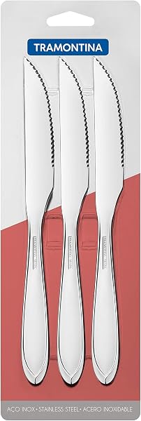 Conjunto de Facas Aço Inox 3 Peças