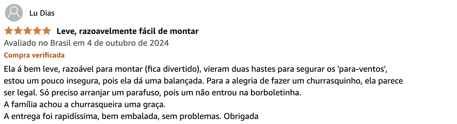 review positivo